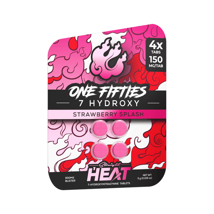 Straight Heat One - Fifties 7OH Tablets (600mg - 4 Count) - 7OH.com