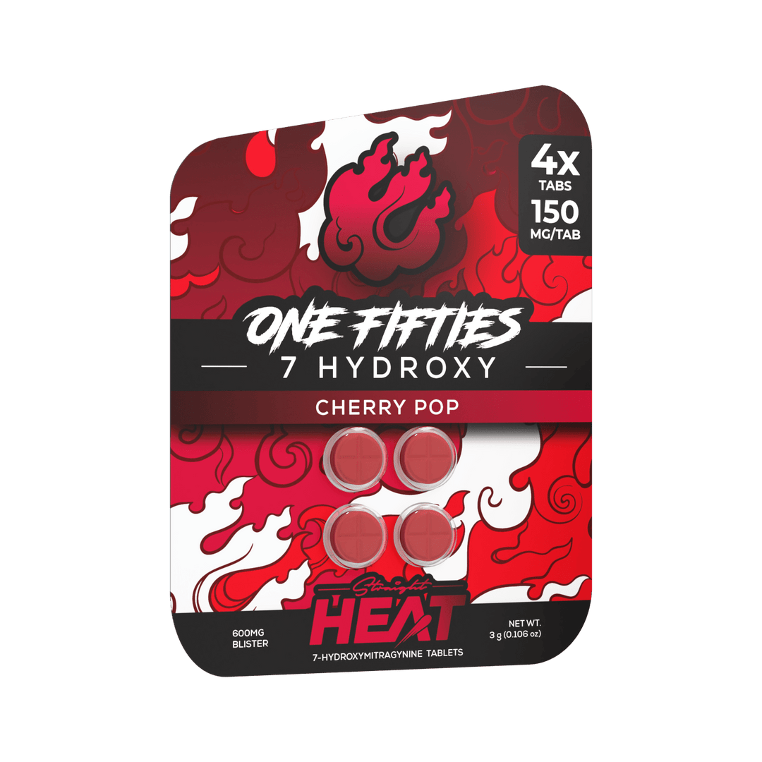 Straight Heat One - Fifties 7OH Tablets (600mg - 4 Count) - 7OH.com