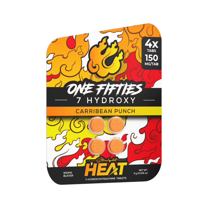 Straight Heat One - Fifties 7OH Tablets (600mg - 4 Count) - 7OH.com