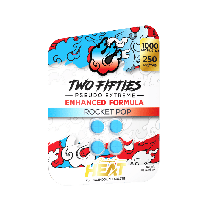 Straight Heat Two Fifties Pseudo Tablets (1000mg - 4 Count) - 7OH.com