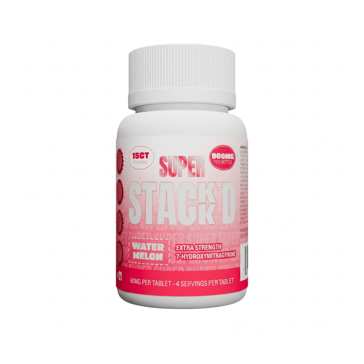 Super Stack'd 7-Hydroxy Extra Strength Tablets (900mg - 15 Count) - 7OH.com