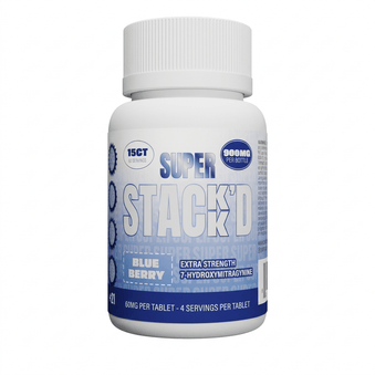 Super Stack'd 7-Hydroxy Extra Strength Tablets (900mg - 15 Count) - 7OH.com