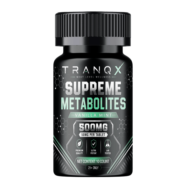 TRANQX Supreme Metabolites MIT-9 Tablets (500mg - 10 Count) - 7OH.com