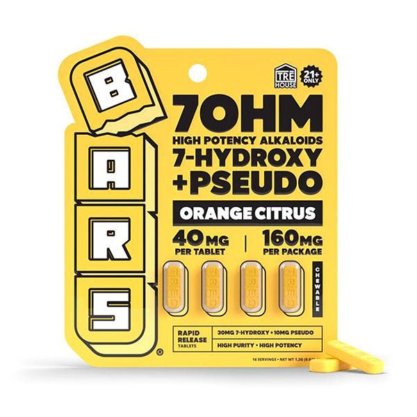 Tre House BARS 7 - OH Tablets (120mg - 4 Count) - 7OH.com