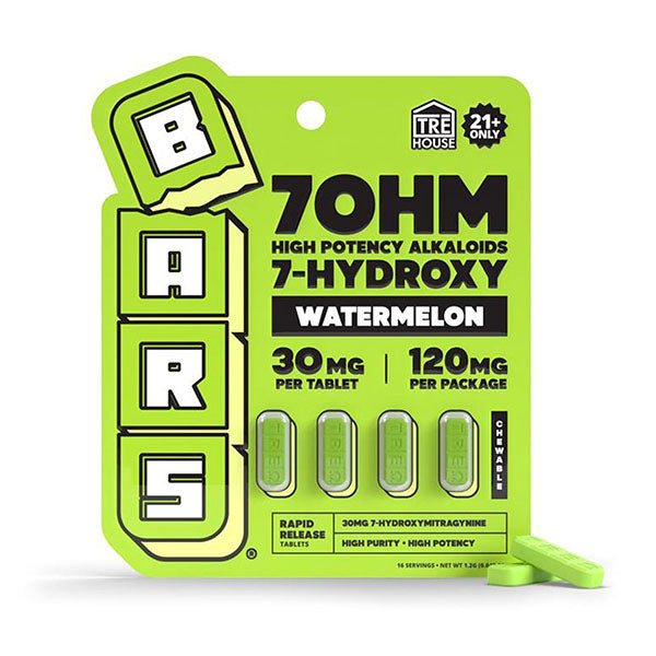 Tre House BARS 7 - OH Tablets (120mg - 4 Count) - 7OH.com