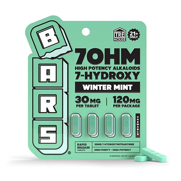 Tre House BARS 7 - OH Tablets (120mg - 4 Count) - 7OH.com