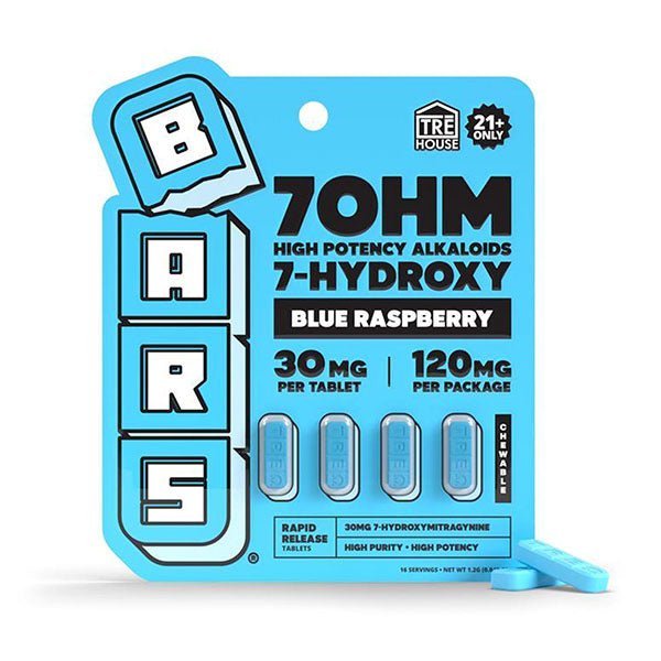 Tre House BARS 7 - OH Tablets (120mg - 4 Count) | BOX OF 10 - 7OH.com