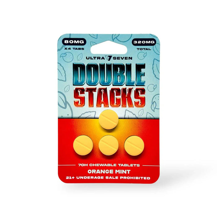 Ultra Seven Double Stacks 7 - OH Tablets (320mg - 4 Count) - 7OH.com