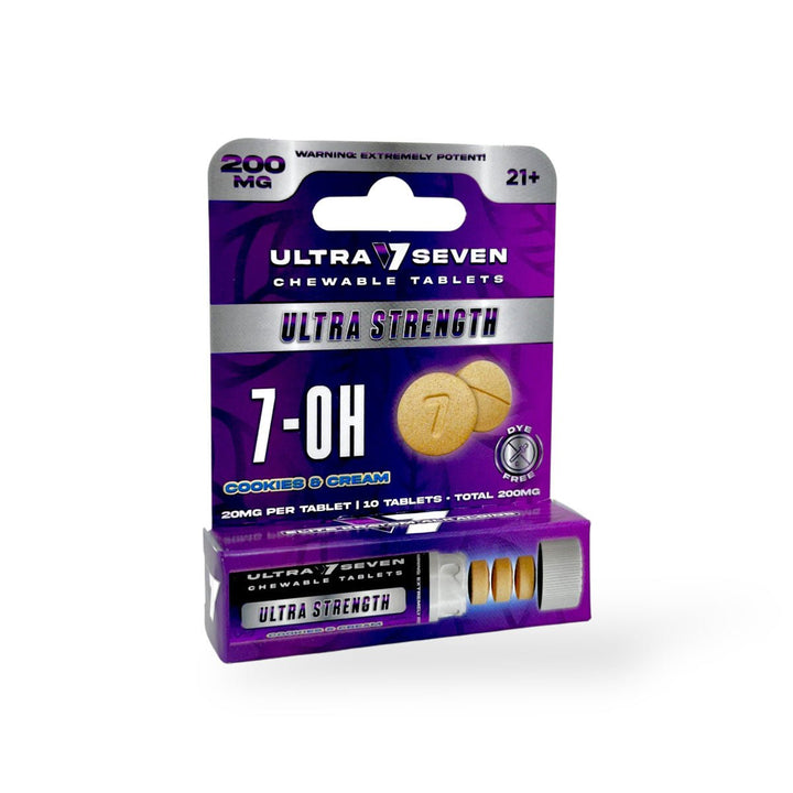 Ultra Seven Ultra Strength 7-OH Tablets (200mg - 10 Count) - 7OH.com