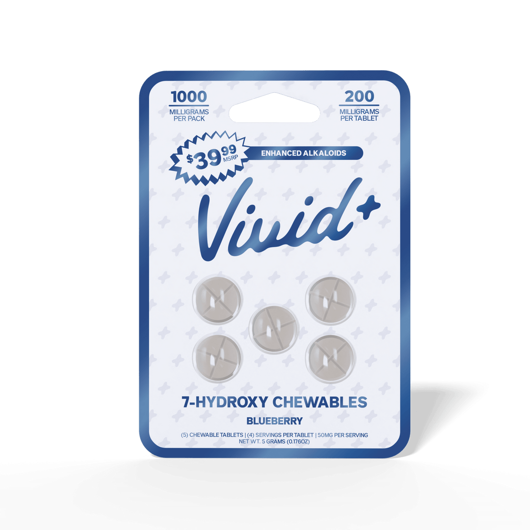 Vivid+ 7-OH Tablets (1000mg - 5 Count) - 7OH.com