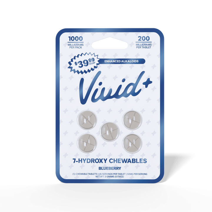 Vivid+ 7-OH Tablets (1000mg - 5 Count) - 7OH.com
