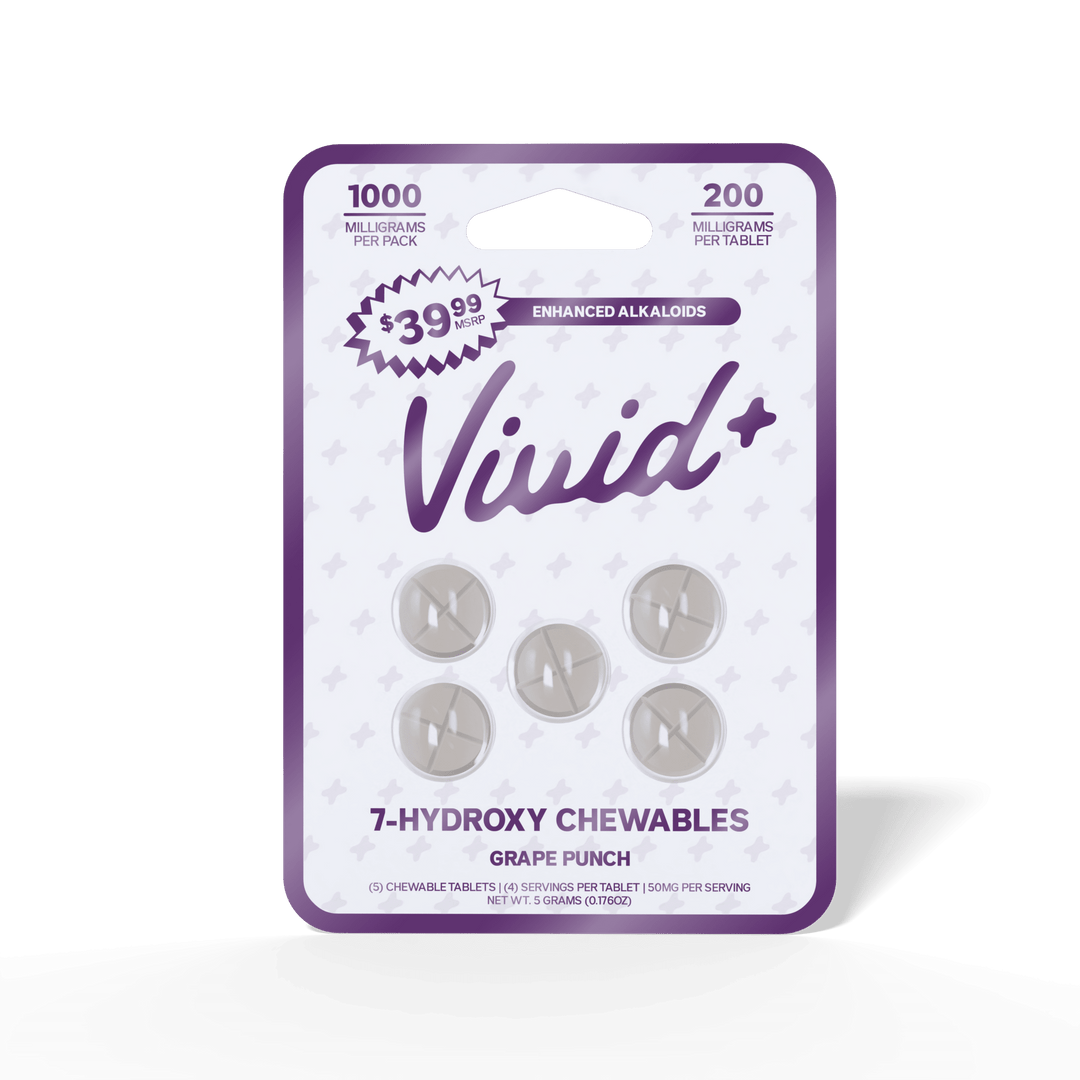 Vivid+ 7-OH Tablets (1000mg - 5 Count) - 7OH.com