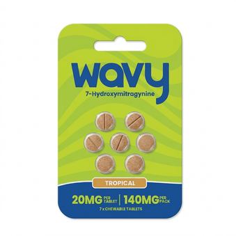Wavy 7-OH Tablets (140mg - 7 Count) - 7OH.com