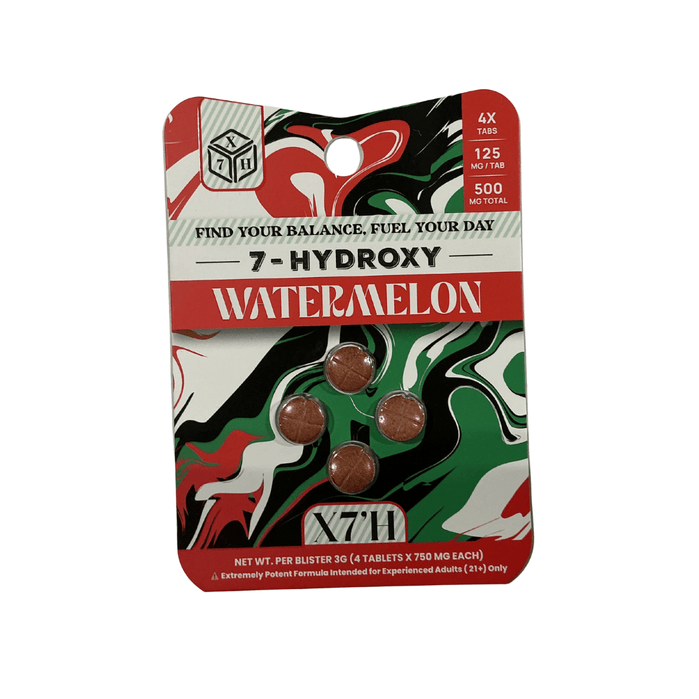X7'H 7-Hydroxy Tablets (500mg - 4 Count) - 7OH.com