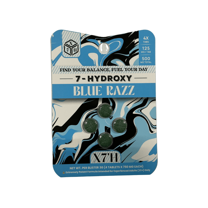 X7'H 7-Hydroxy Tablets (500mg - 4 Count) - 7OH.com