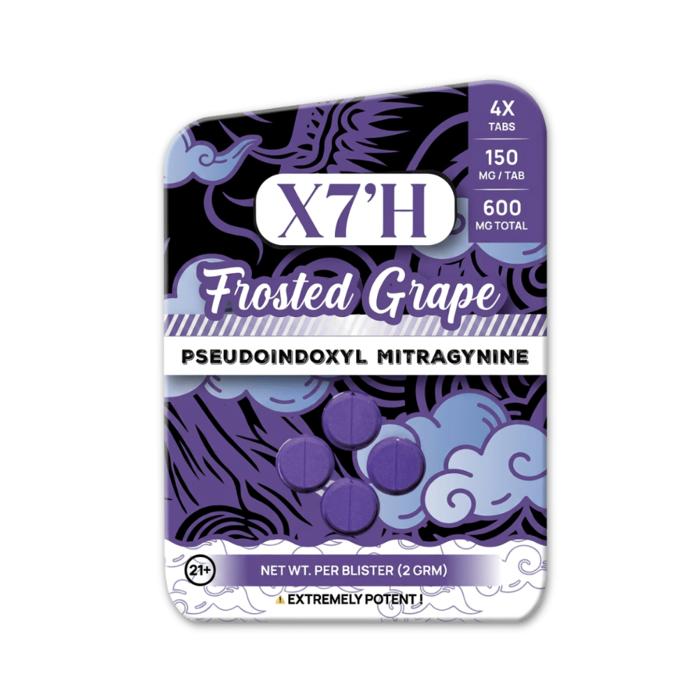 X7'H Pseudo Tablets (600mg - 4 Count) - 7OH.com