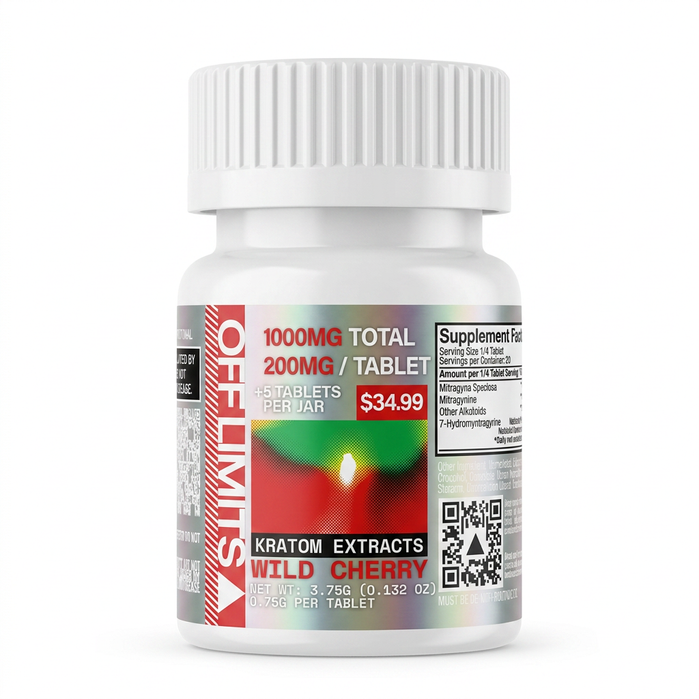 Off Limits Kratom Extract Tablets (1000mg - 5 Count)