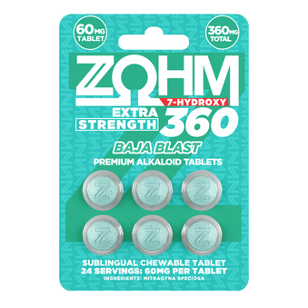 ZOHM 7-OH Tablets (360mg - 6 Count) - 7OH.com