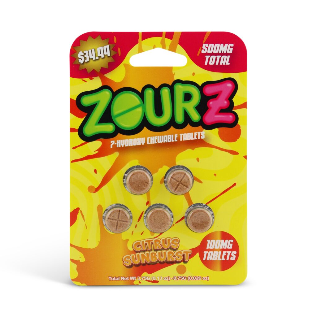 Zourz 7-OH Tablets (500mg - 5 Count)