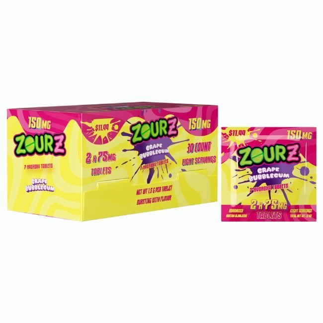 Zourz 7-OH Tablets (150mg - 2 Count) - 7OH.com