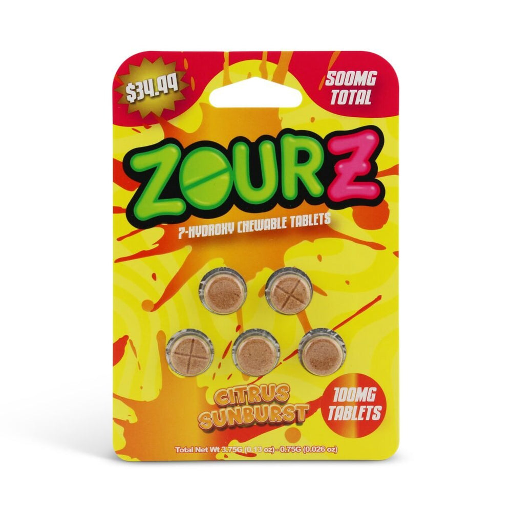Zourz 7 - OH Tablets (500mg - 5 Count) - 7OH.com
