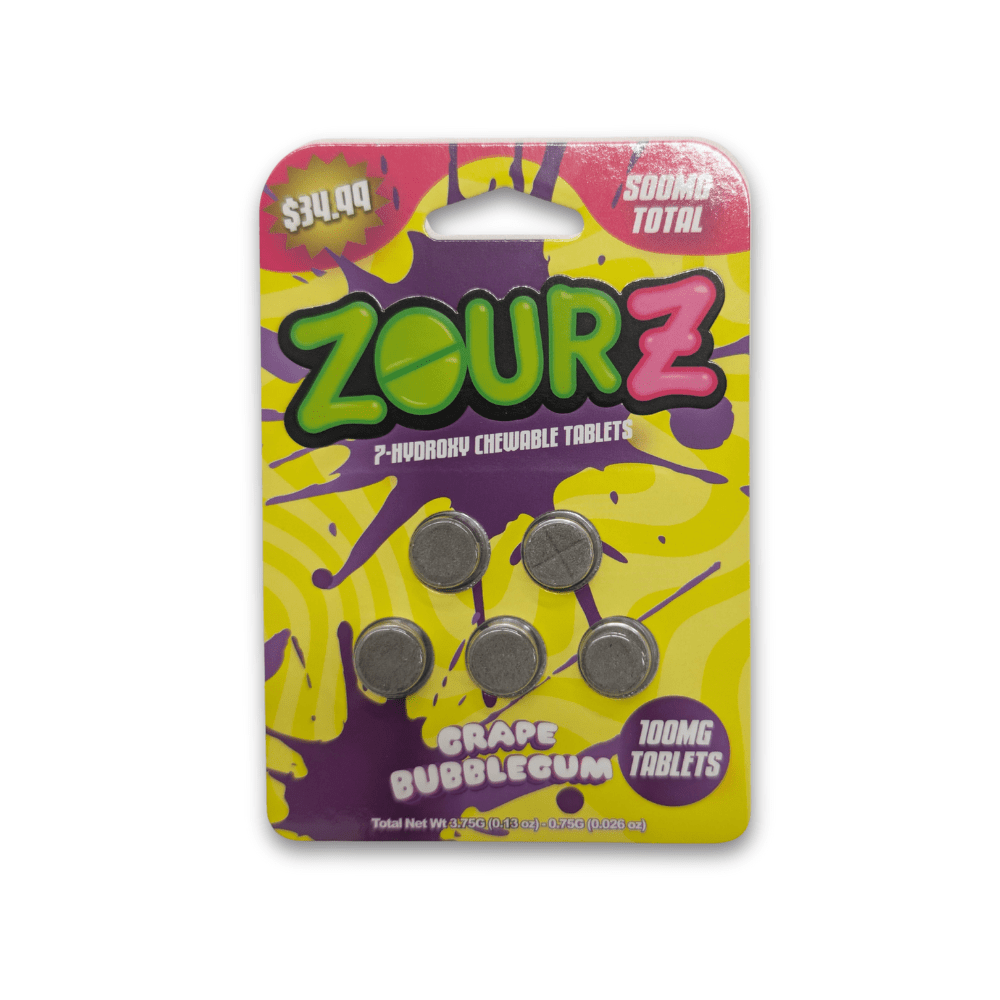 Zourz 7 - OH Tablets (500mg - 5 Count) - 7OH.com