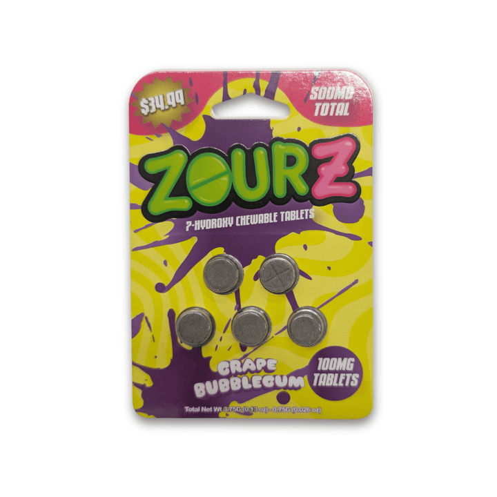 Zourz 7 - OH Tablets (500mg - 5 Count) - 7OH.com