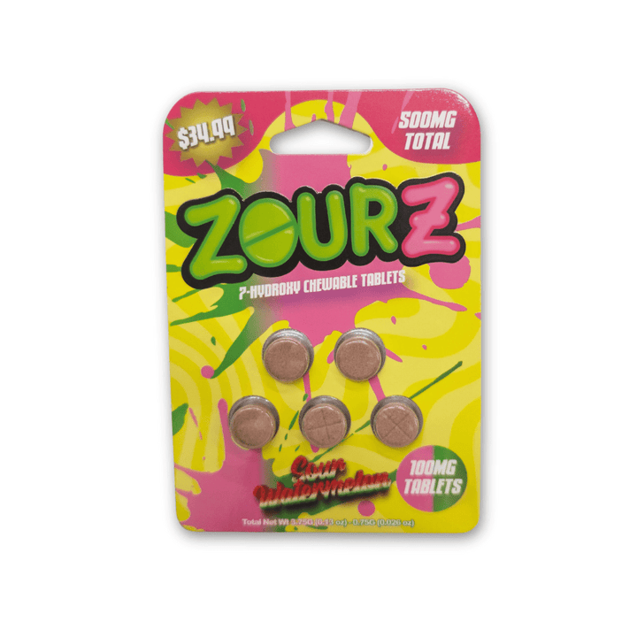 Zourz 7 - OH Tablets (500mg - 5 Count) - 7OH.com