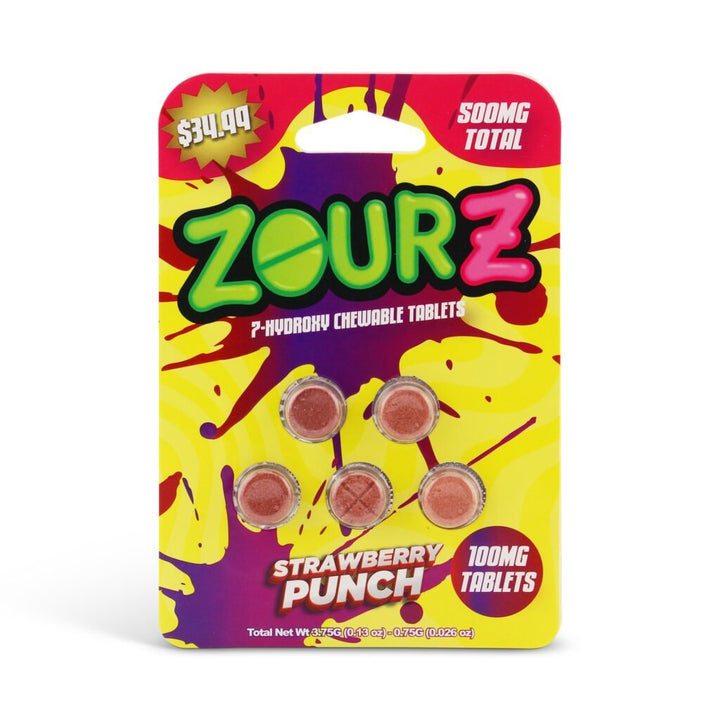 Zourz 7 - OH Tablets (500mg - 5 Count) - 7OH.com