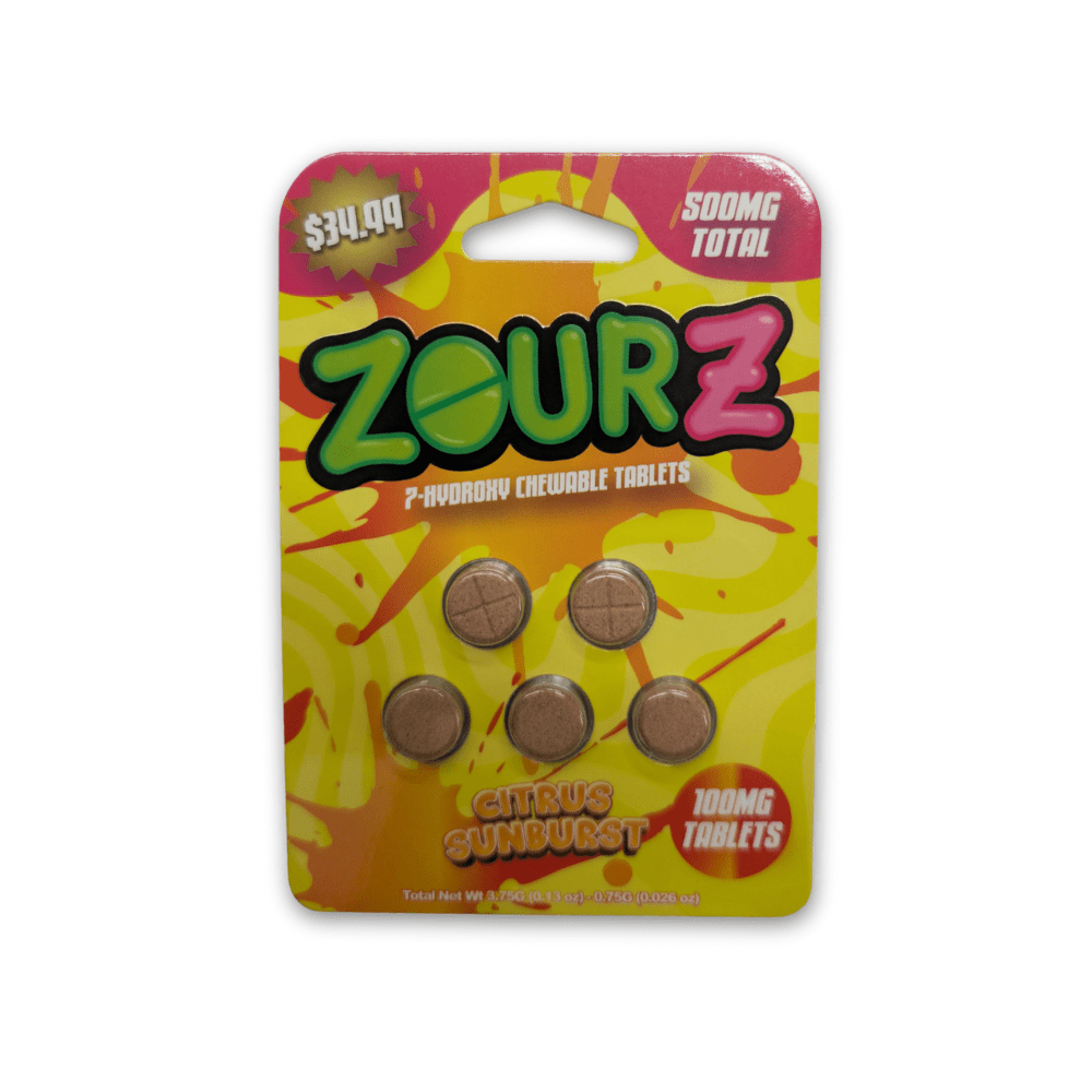 Zourz 7 - OH Tablets (500mg - 5 Count) | BOX OF 10 - 7OH.com