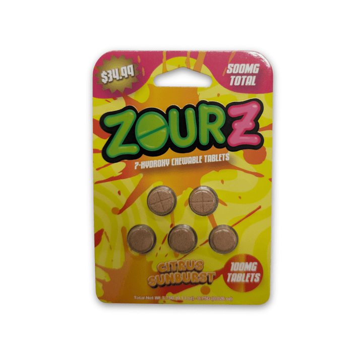 Zourz 7 - OH Tablets (500mg - 5 Count) | BOX OF 10 - 7OH.com