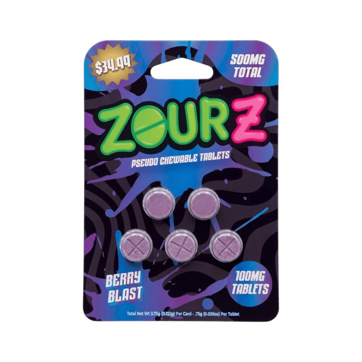 Zourz Pseudo Tablets (500mg - 5 Count) - 7OH.com
