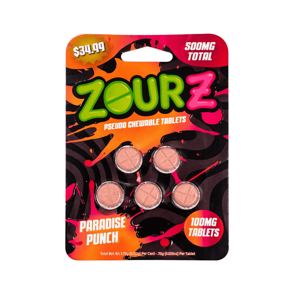 Zourz Pseudo Tablets (500mg - 5 Count) - 7OH.com